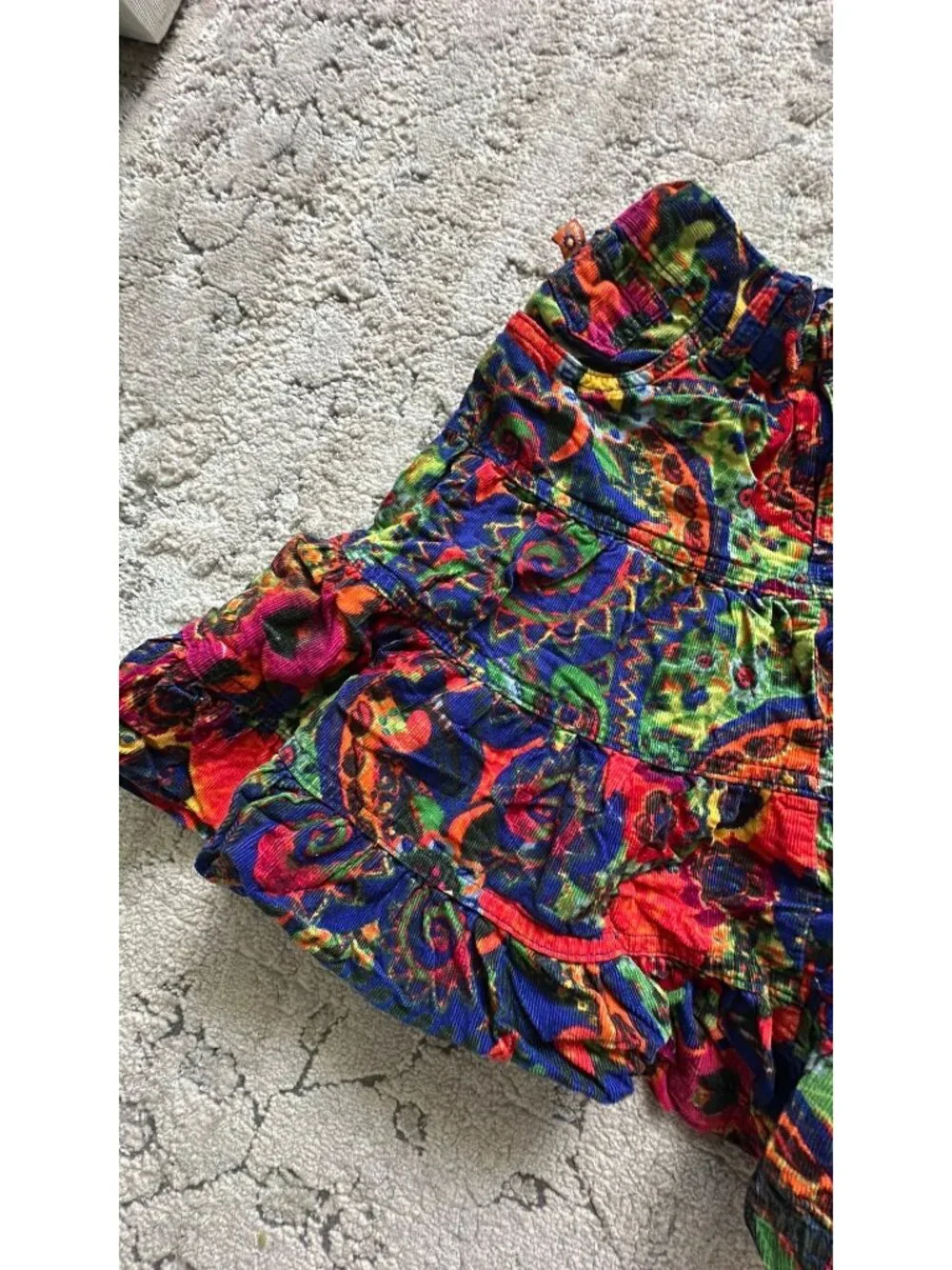 the children’s place corduroy colorful skirt Y2K